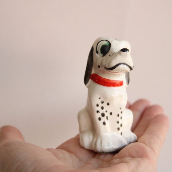 Vintage 1950s Salt and Pepper Shaker, Dalmatian Dog  S & P, Collectible Kitchen - Picture 2 of 10